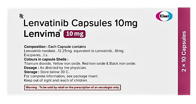 Lenvima 10mg Capsule - Oncology Division Medicine