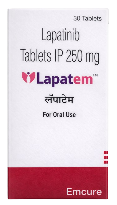 Lapatem 250mg Tablet 30's - Oncology Division Medicine by emcure pharmaceuticals pvt ltd