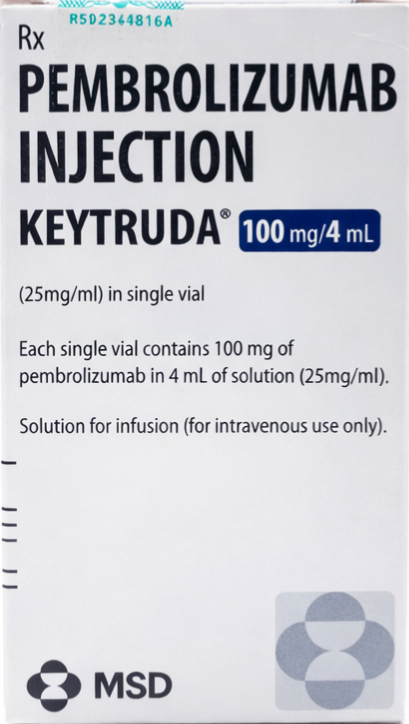 Keytruda 100mg Injection - Oncology Division Medicine by MSD Pharmaceuticals Ltd