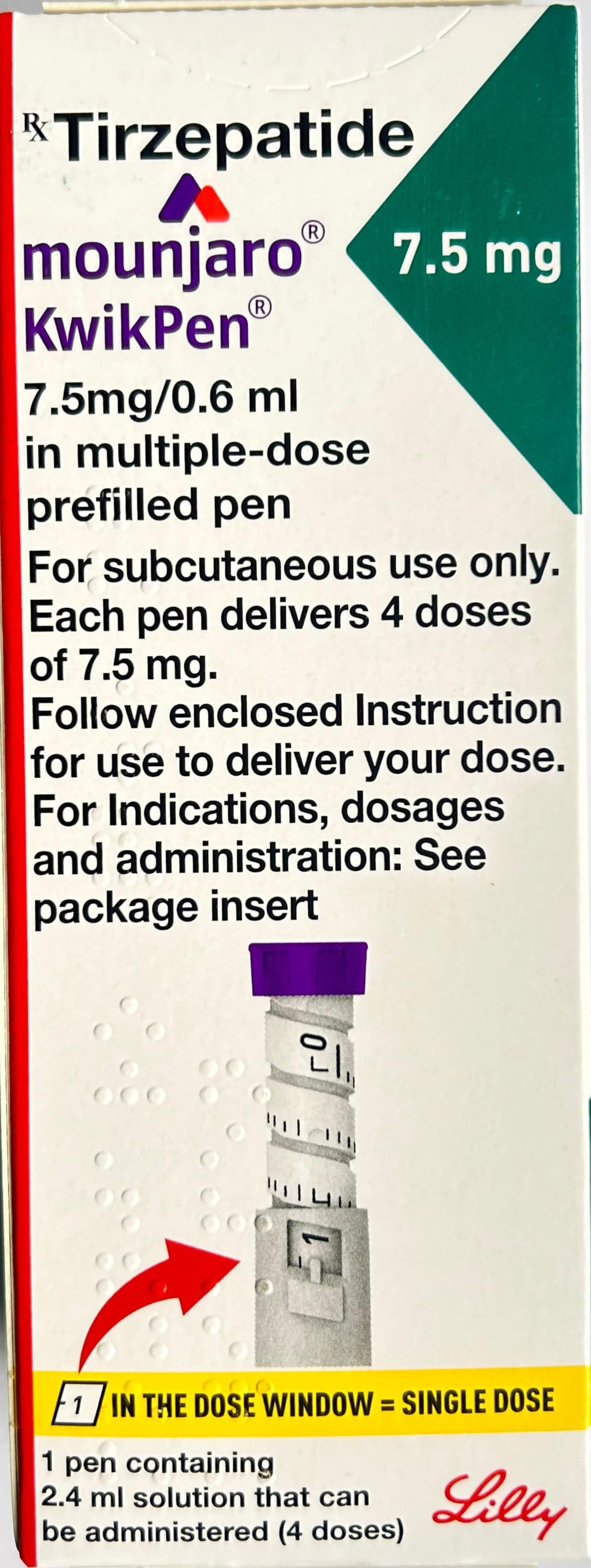 Mounjaro 7.5mg KwikPen - Diabetes Division Medicine by Eli Lilly & Company India Pvt Ltd