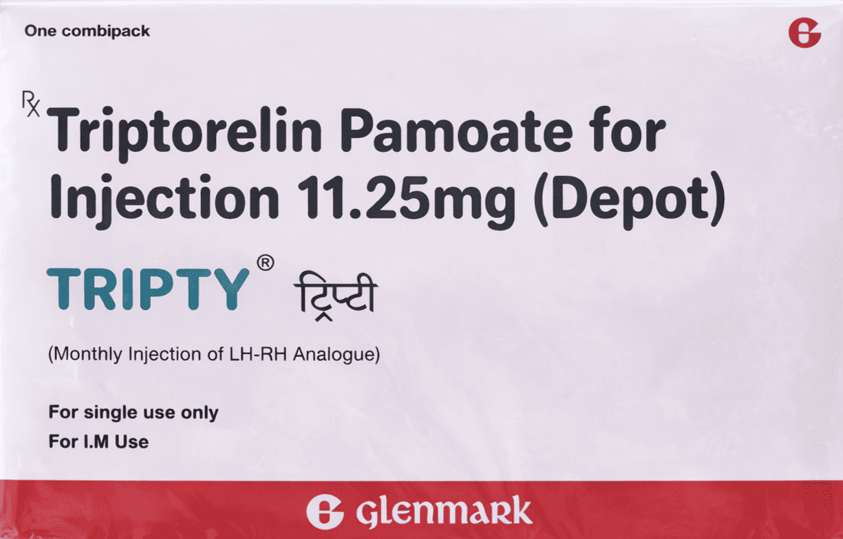Tripty 11.25 mg Injection - Oncology Division Medicine by GLENMARK PHARMACEUTICALS PVT LTD