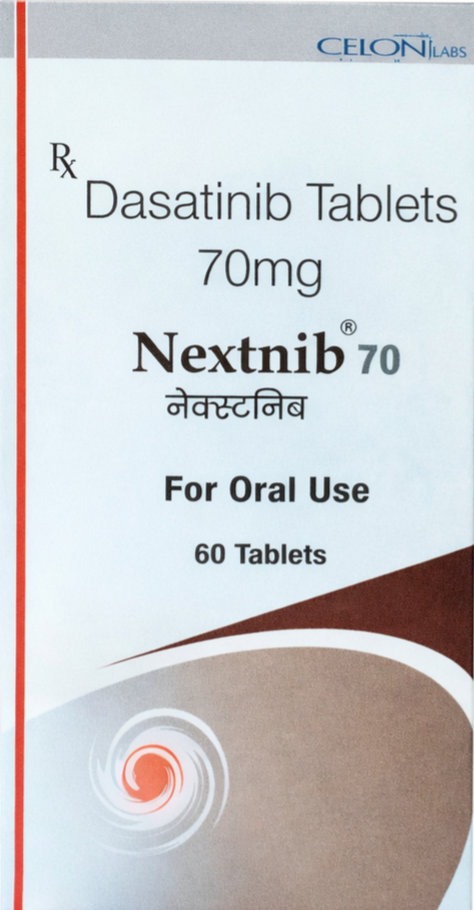 Nextnib 70mg Tablet - Oncology Division Medicine