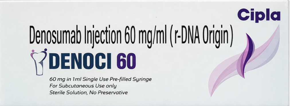 Denoci 60mg Injection - Rheumatology Division Medicine by CIPLA LTD