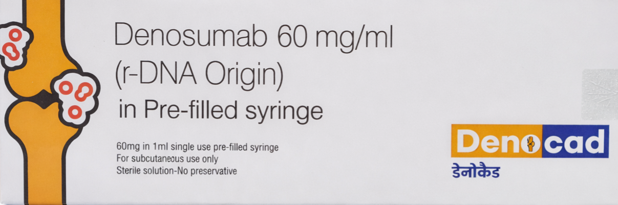 Denocad 60mg Injection - Rheumatology Division Medicine by CADILA PHARMACEUTICALS PVT LTD