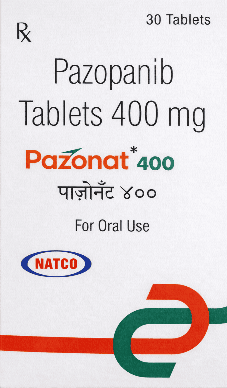 Pazonat 400mg Tablet - Oncology Division Medicine by Natco Pharma Ltd