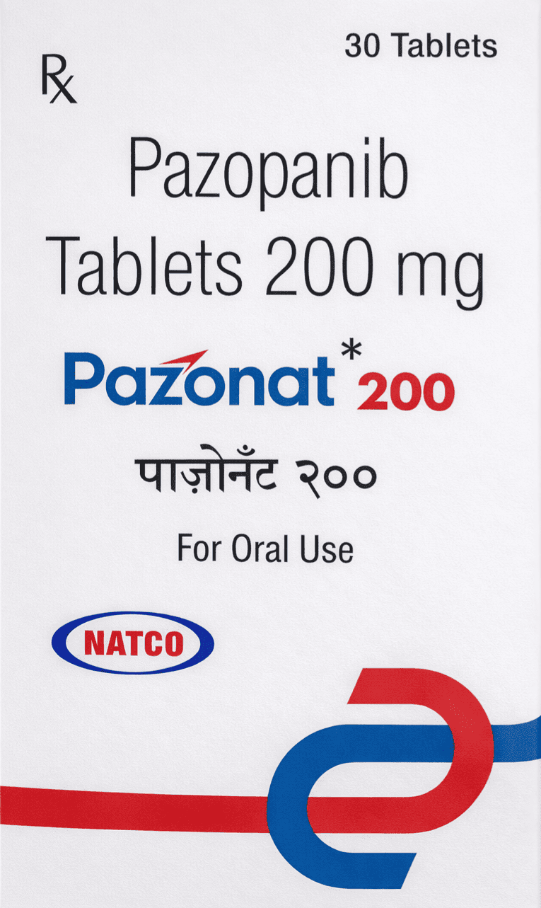 Pazonat 200mg Tablet - Oncology Division Medicine by Natco Pharma Ltd