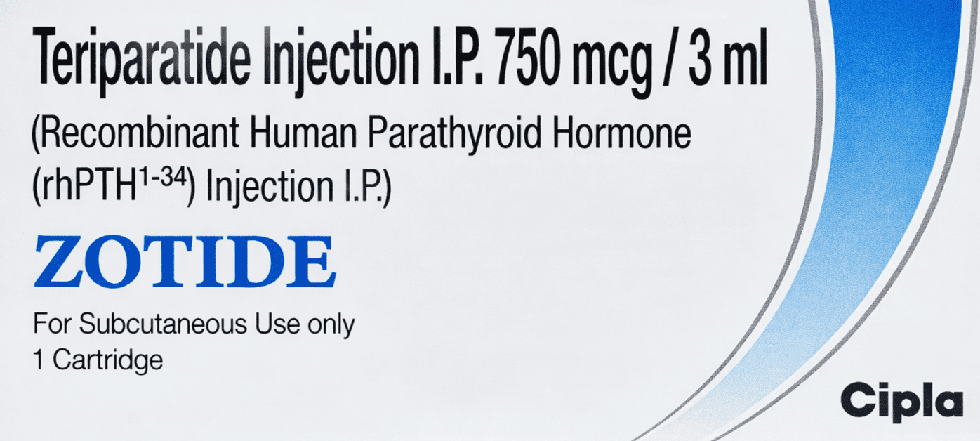 Zotide 750mcg Injection - Rheumatology Division Medicine by CIPLA LTD