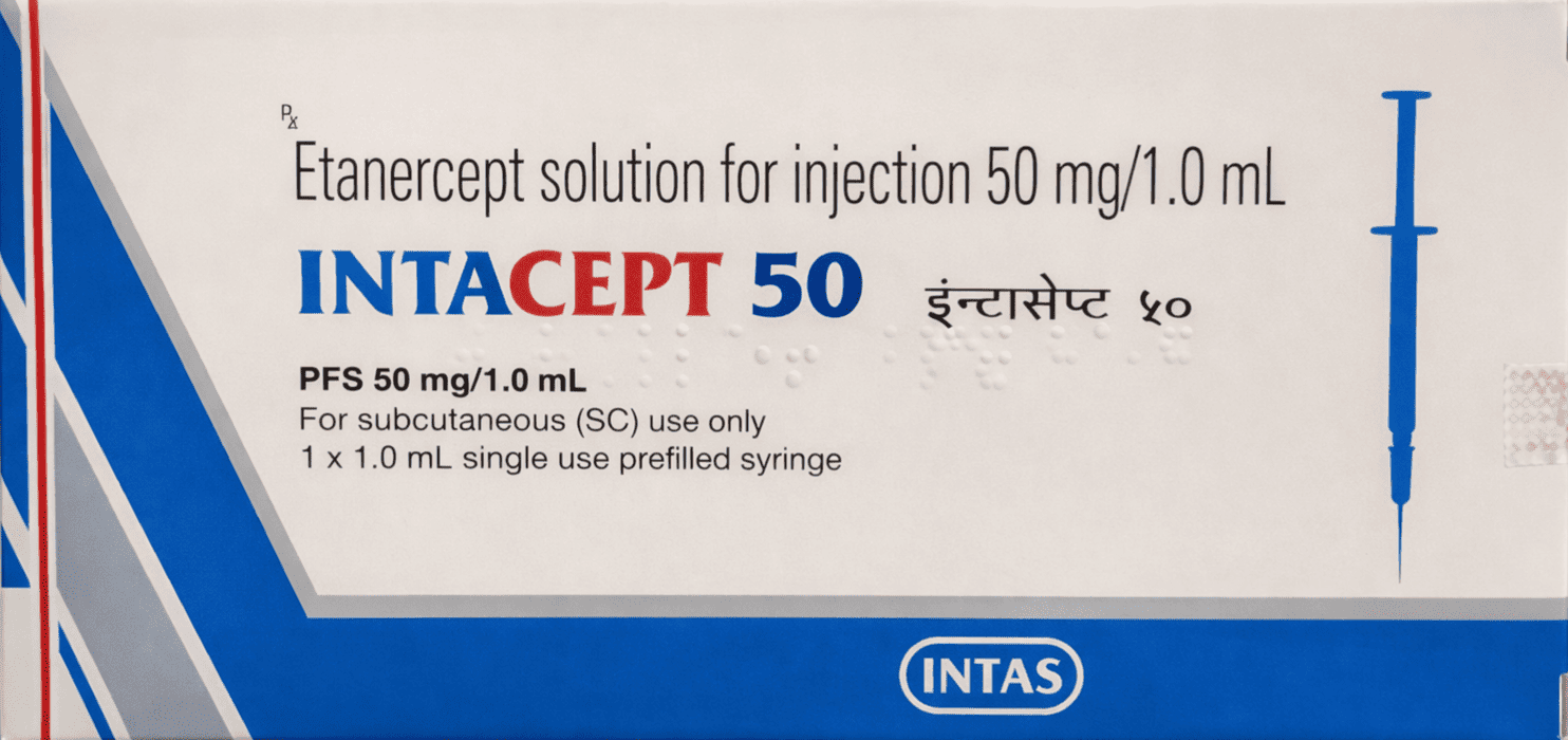 Intacept 50mg Injection - Rheumatology Division Medicine by Intas pharmaceutical pvt ltd