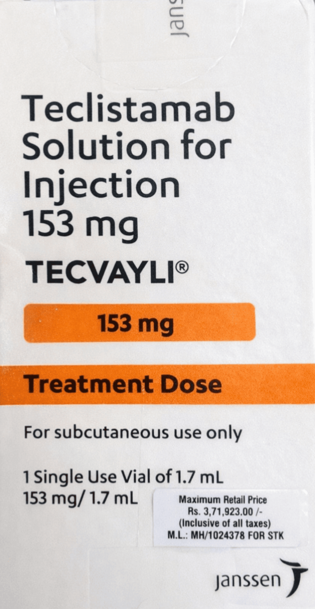 Tecvayli 153mg Injection - Oncology Division Medicine by Johnson & Johnson Pvt Ltd