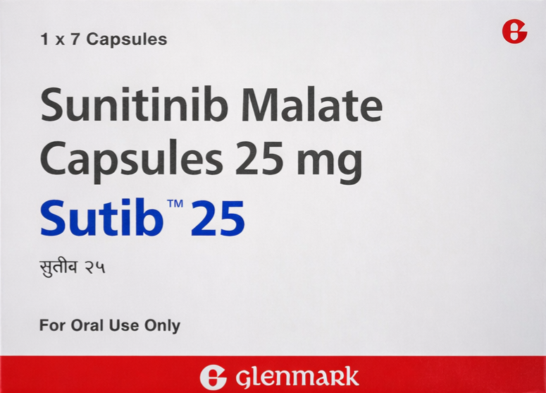 Sutib 25mg Capsule - Oncology Division Medicine by GLENMARK PHARMACEUTICALS PVT LTD