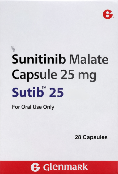 Sutib 25mg Capsule 28's - Oncology Division Medicine by GLENMARK PHARMACEUTICALS PVT LTD