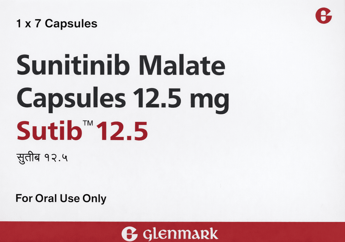 Sutib 12.5mg Capsule - Oncology Division Medicine by GLENMARK PHARMACEUTICALS PVT LTD