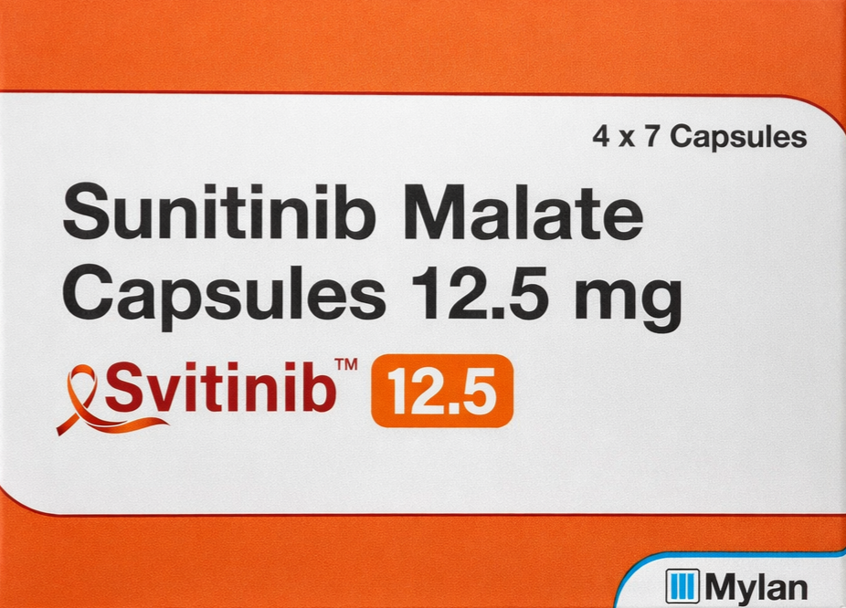 Svitinib 12.5mg Capsule - Oncology Division Medicine by Mylan Pharmaceutical pvt Ltd