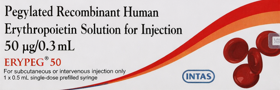 Erypeg 50mcg Injection - Nephrology Division Medicine by Intas pharmaceutical pvt ltd