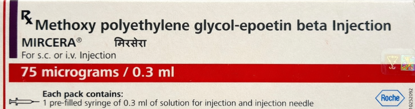 Mircera 75mcg Injection - Nephrology Division Medicine by Roche Products India Pvt Ltd