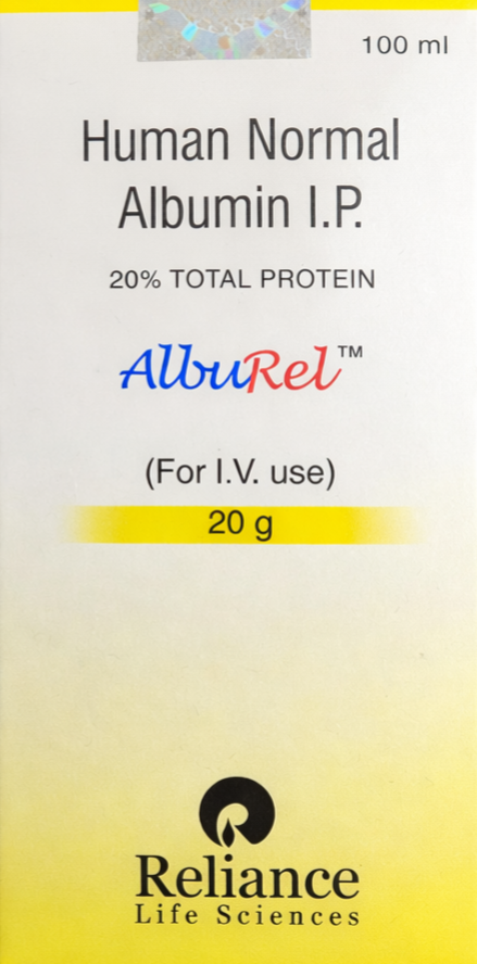 Alburel 20% Injection 100mL - Nephrology Division Medicine