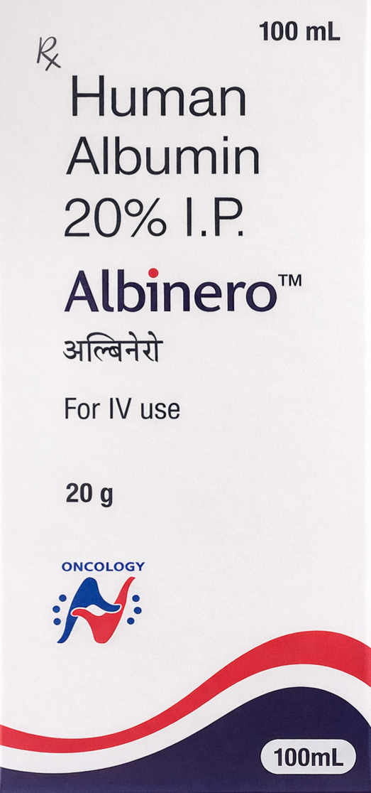 Albinero 20% Injection 100ml - Nephrology Division Medicine