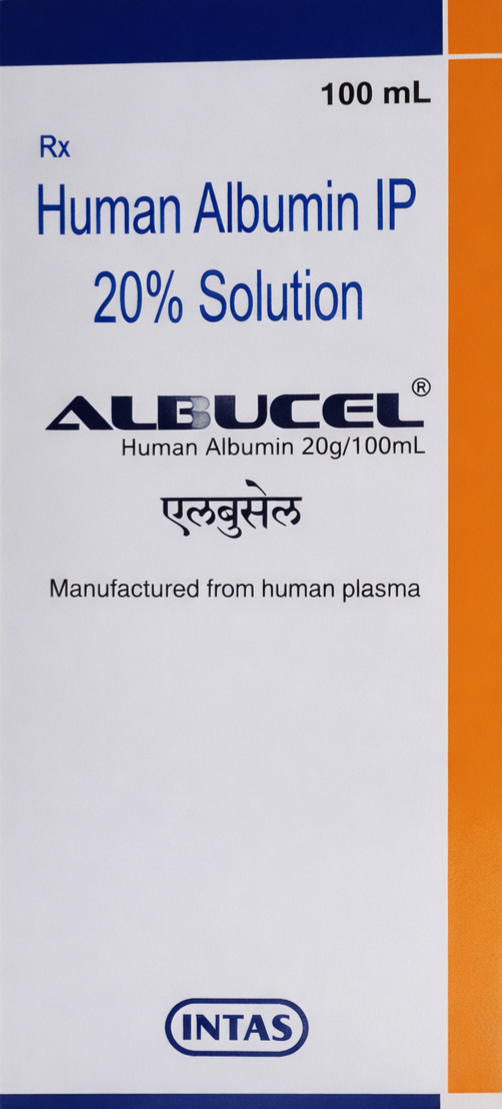 Albucel 20% Injection 100mL - Nephrology Division Medicine