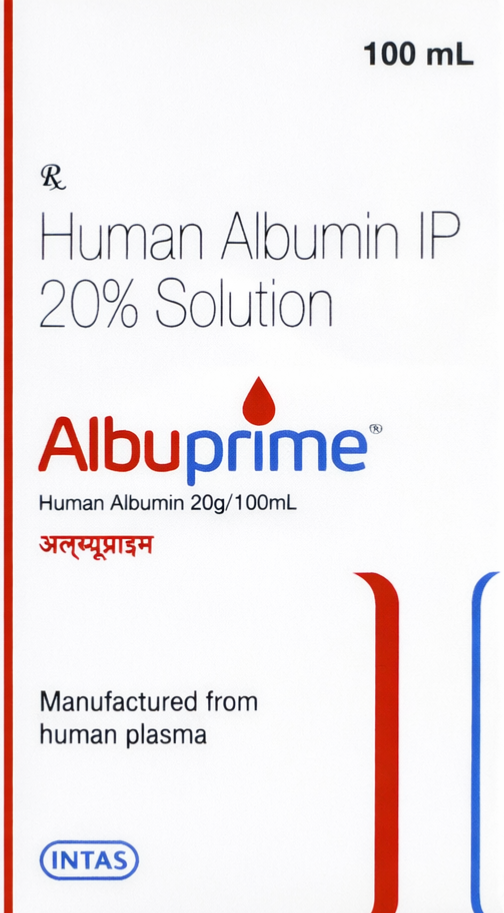 Albuprime 20% Injection 100mL - Nephrology Division Medicine