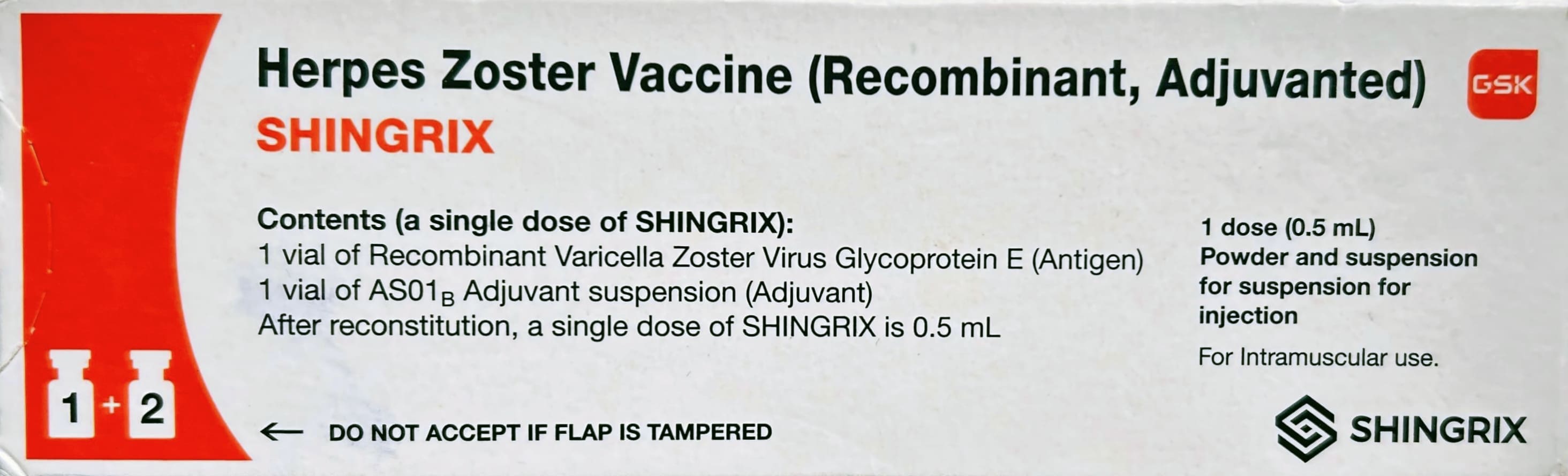 Shingrix Vaccine - Vaccines Division Medicine