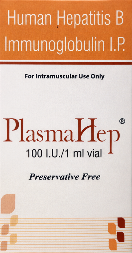 Plasmahep 100IU Injection 1mL - Vaccines Division Medicine by PLASMAGEN BIOSCIENCES PVT LTD