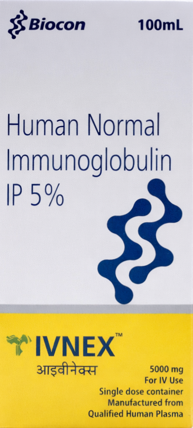Ivnex 5gm Injection 100mL - Vaccines Division Medicine by Biocon Biologics Ltd