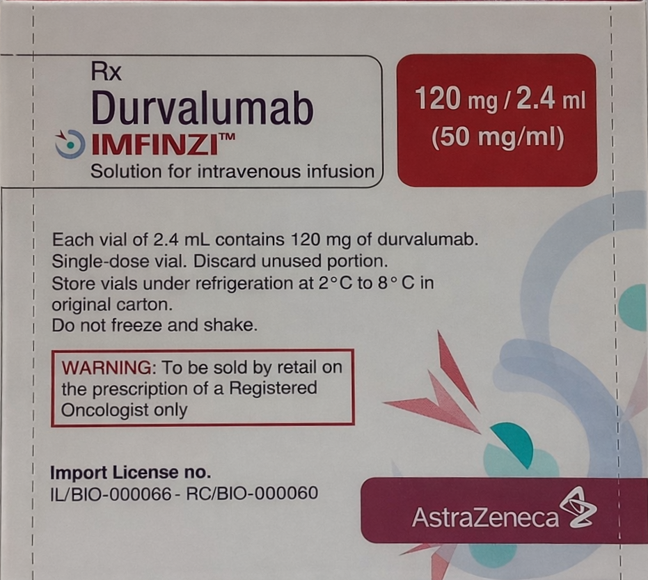 Imfinzi 120mg Injection - Oncology Division Medicine by Astrazeneca Pharma India Ltd