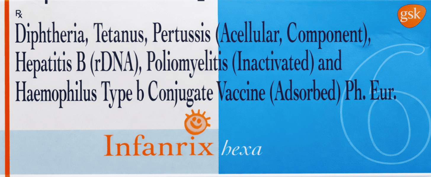Infanrix Hexa Vaccine - Vaccines Division Medicine by Glaxo SmithKline Pharmaceuticals Ltd