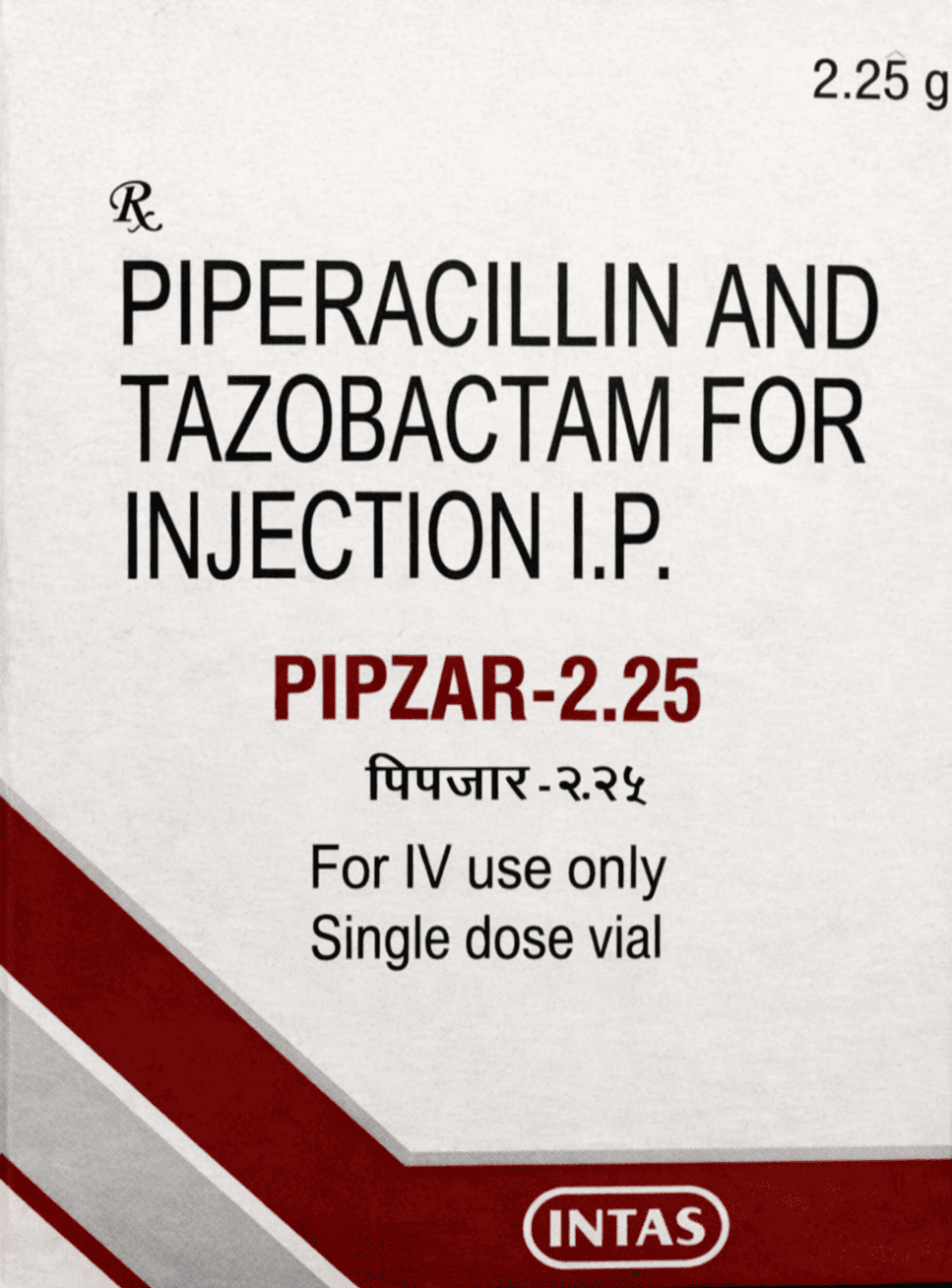 Pipzar 2.25gm Injection - Alternative Medicine