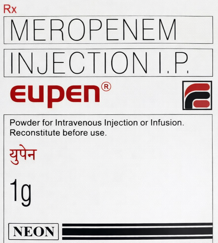 Eupen 1gm Injection - Antibiotics Division Medicine by NEON LABORATORIES LTD