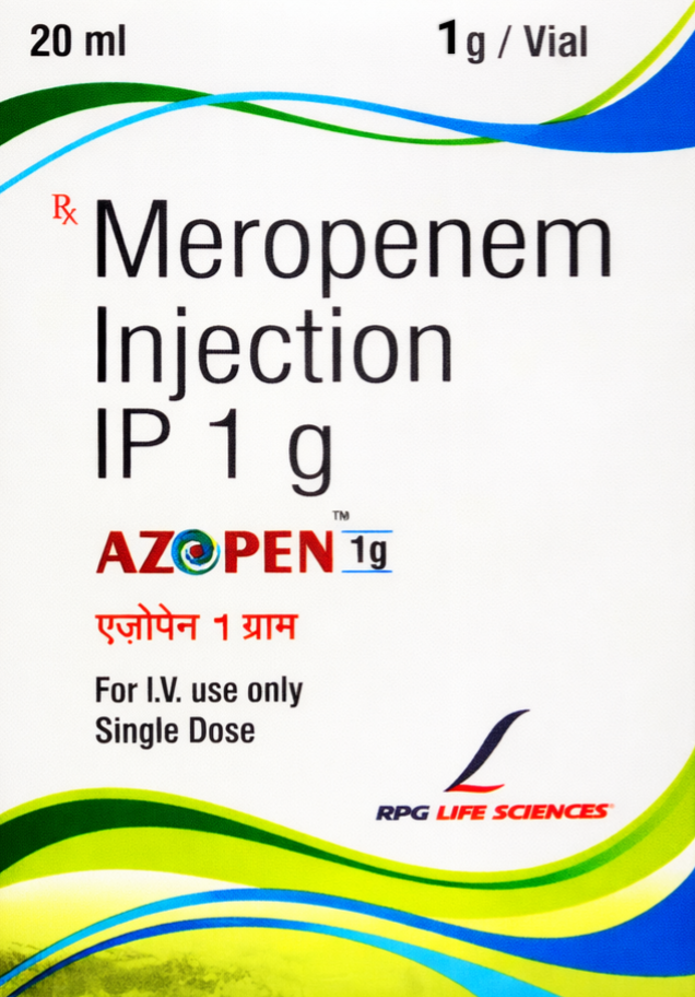 Azopen 1gm Injection - Antibiotics Division Medicine