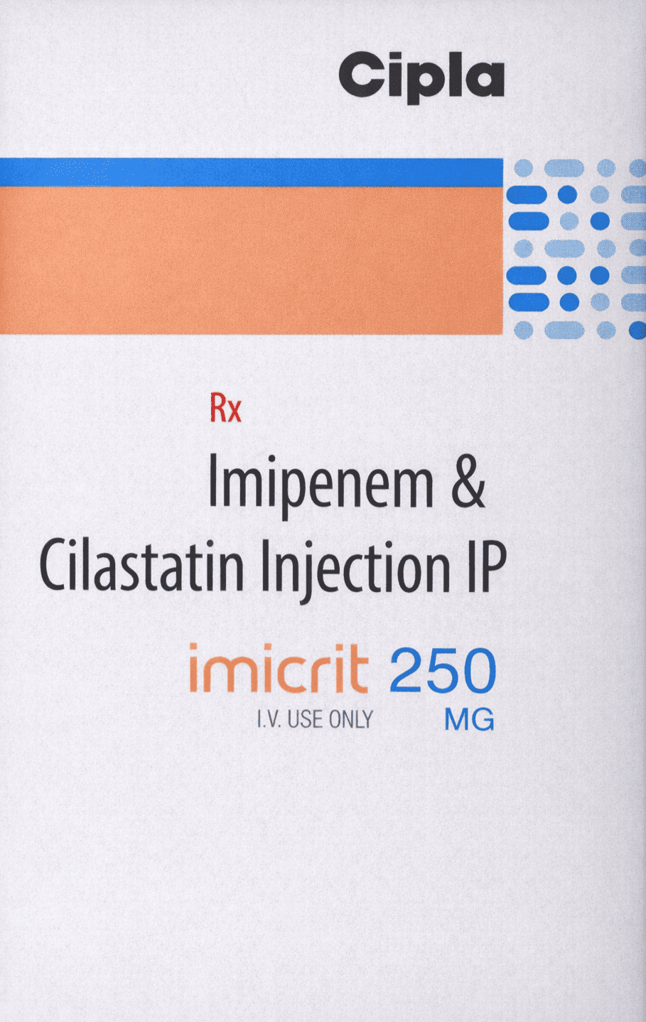 Imicrit 250mg Injection - Antibiotics Division Medicine by CIPLA LTD