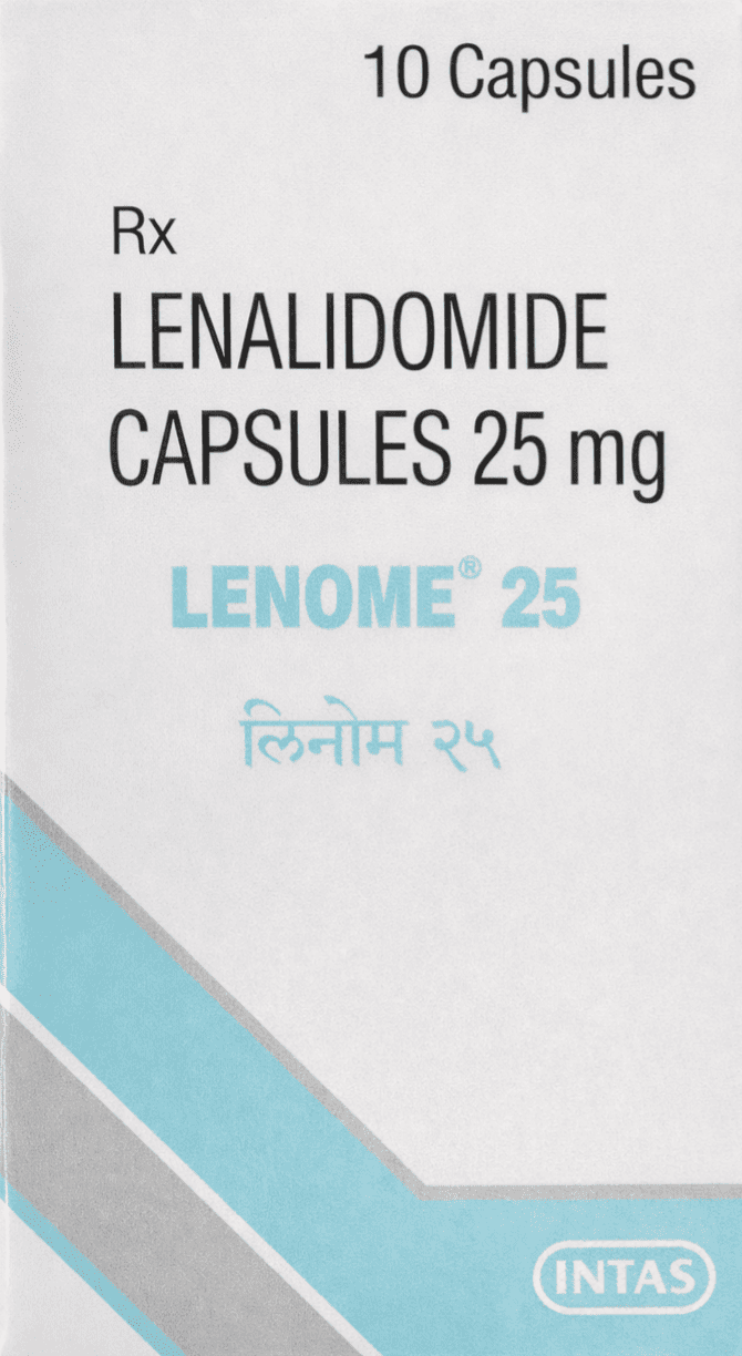 Lenome 25mg Capsule - Oncology Division Medicine by Intas pharmaceutical pvt ltd