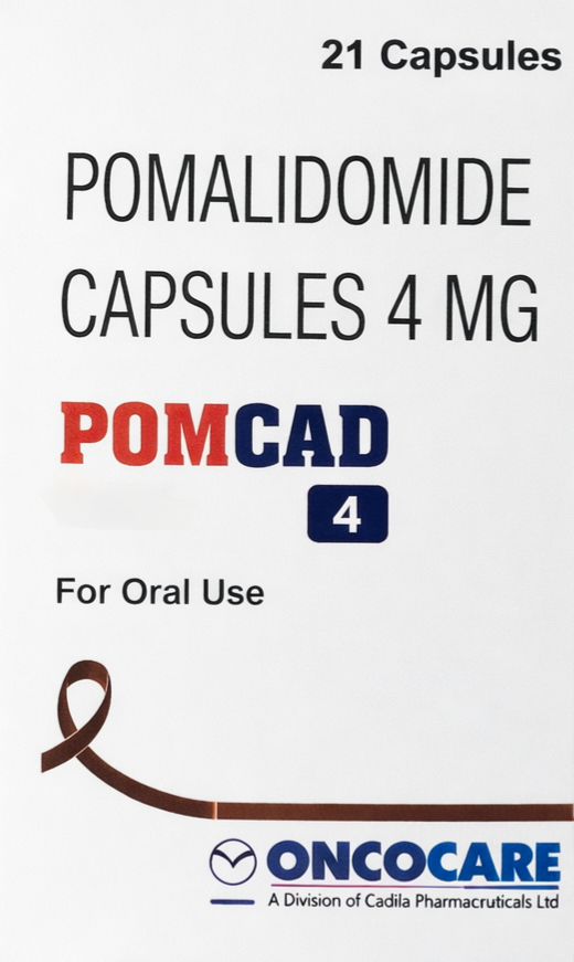 Pomcad 4mg Capsule - Oncology Division Medicine by CADILA PHARMACEUTICALS PVT LTD