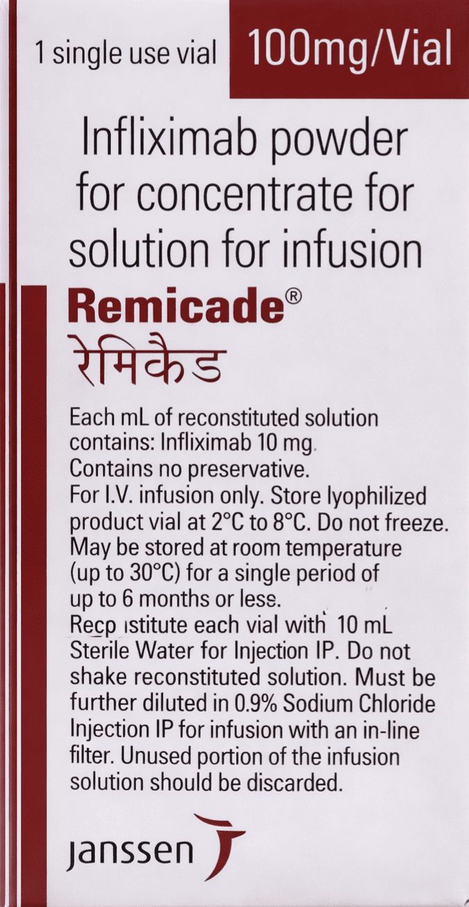 Remicade 100mg Injection - Rheumatology Division Medicine by Johnson & Johnson Pvt Ltd