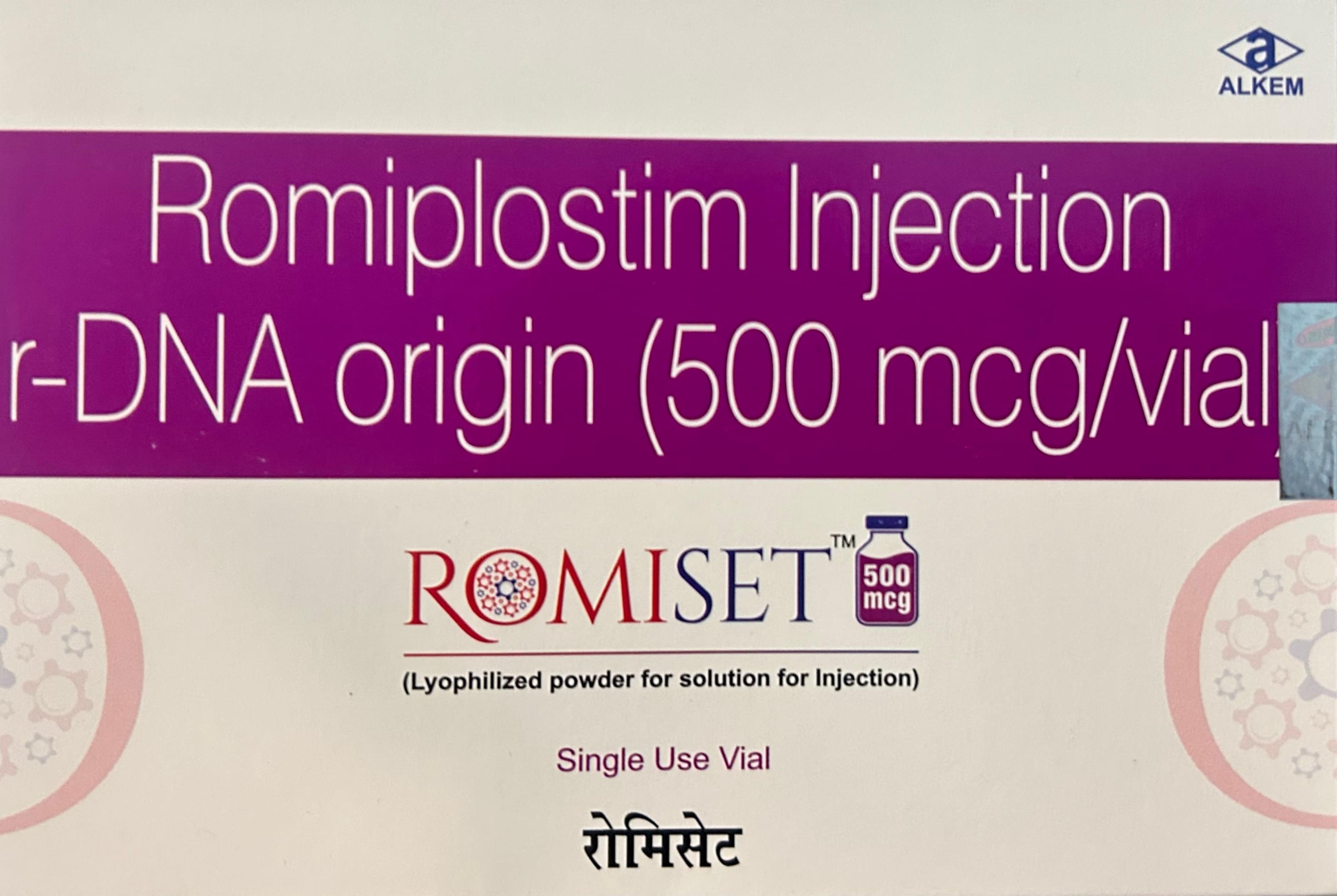 Romiset 500mcg Injection - Hematology Division Medicine by ALKEM LABORATORIES LTD