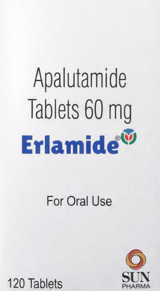 Erlamide 60mg Tablet - Oncology Division Medicine by Sun pharmaceuticals Pvt Ltd