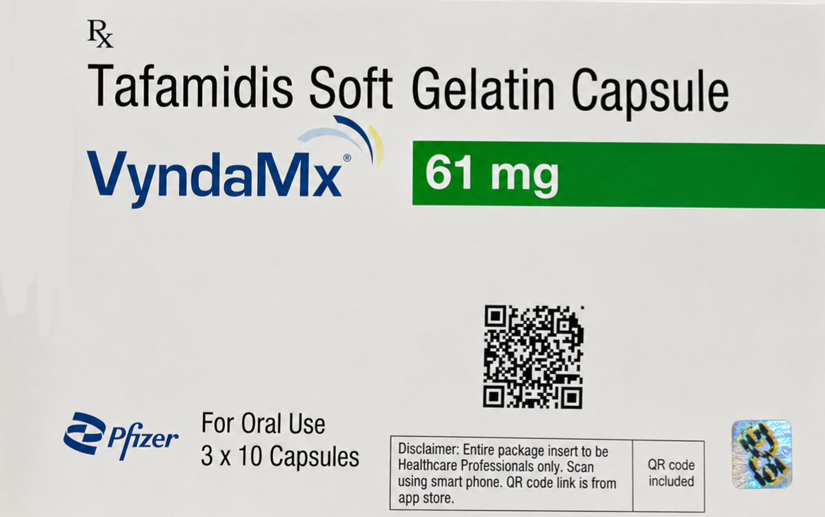VyndaMx 61mg Capsule - Cardiology Division Medicine by PFIZER LTD