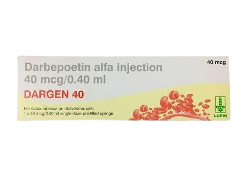 Dargen 40mcg Injection - Nephrology Division Medicine by Lupin Ltd