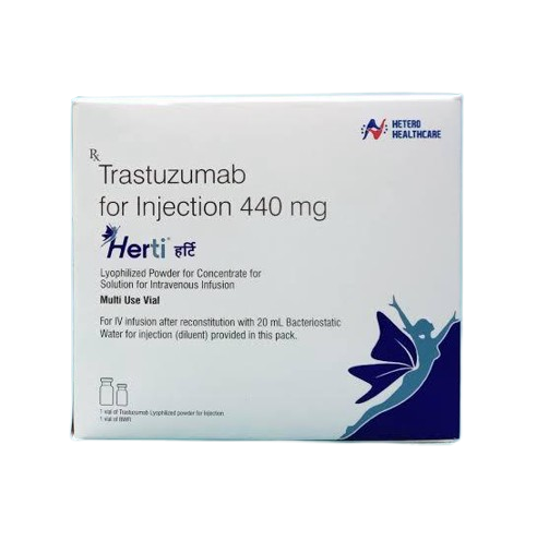 Herti 440mg Injection - Oncology & Cancer Care Medicine by Hetero Healthcare Ltd