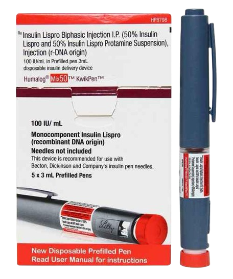 Humalog Mix 50 Kwikpen 100 IU/ml - Diabetes Division Medicine by Eli Lilly & Company India Pvt Ltd