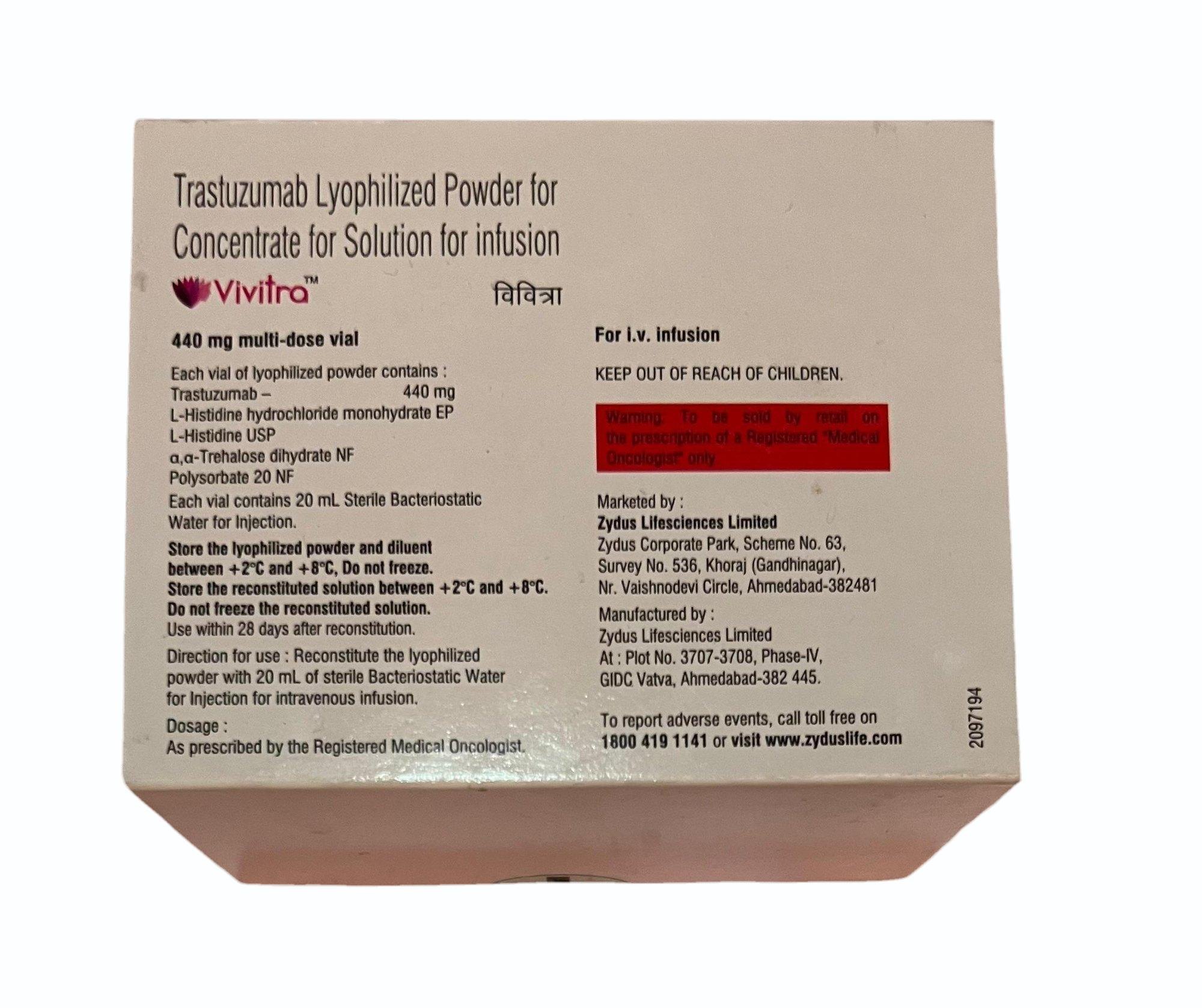 Vivitra 440mg Injection